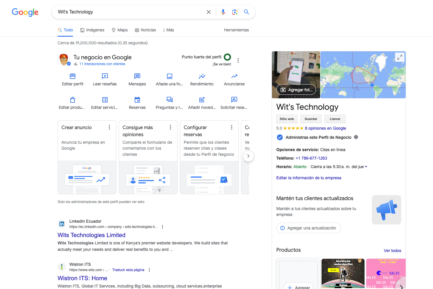 ¿Por qué debes tener Google My Business para tu negocio? Wits